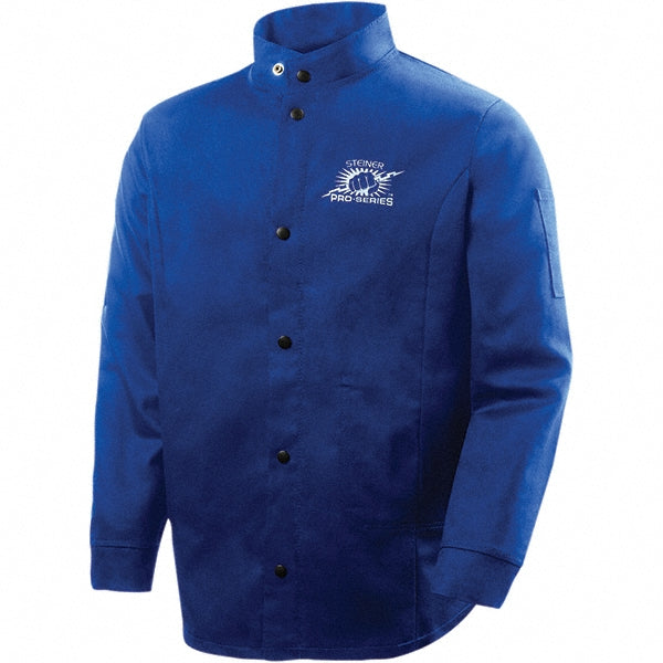 2X-Large Blue Welding; Flame-Resistant/Flame-Retardant Protective Garment - Steiner 1150-2X