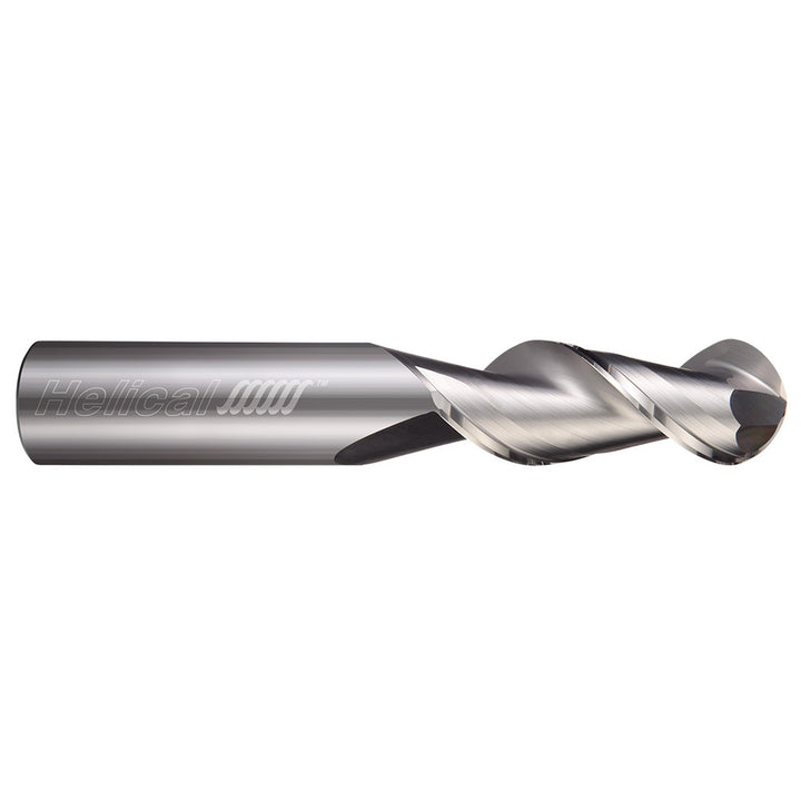 3/8" 2-Flute Solid Carbide Ball End Mill - Helical Solutions 83419