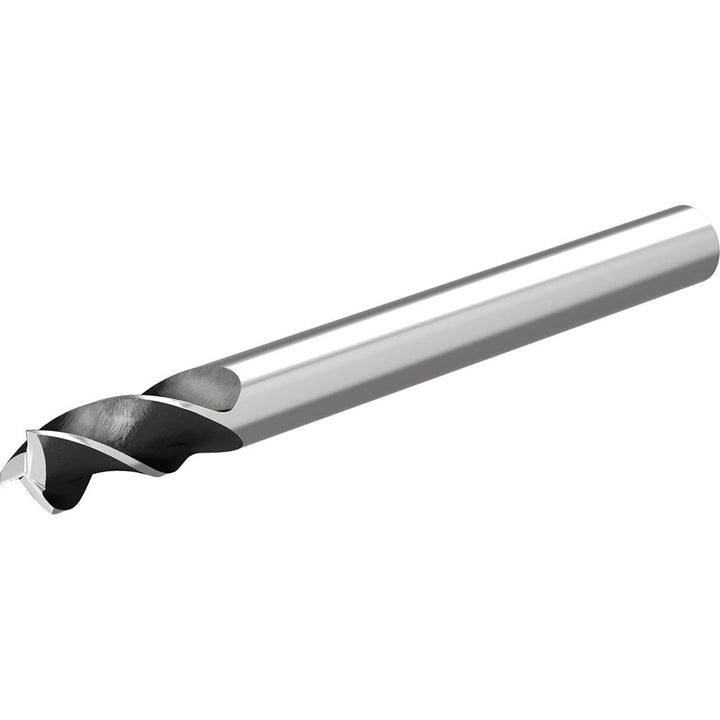 1/2" 3-Flute Solid Carbide Square End Mill - Widia 6853358