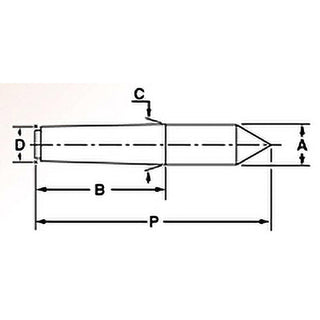 Lathe Center - Riten 72091