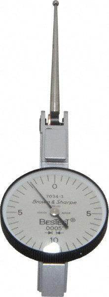0.0200" Dial Indicator, 0.000500" grad - TESA Brown & Sharpe 599-7034-3