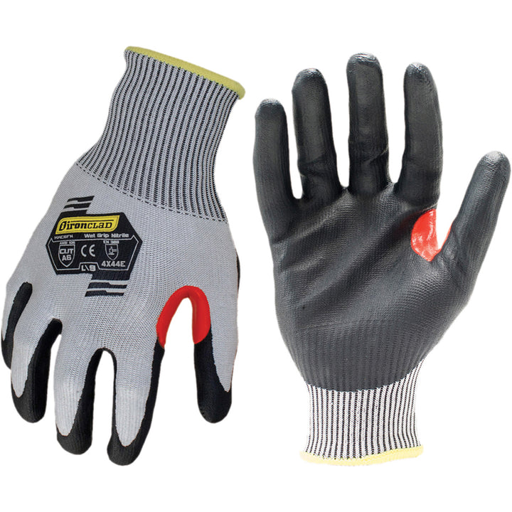 X-Large Gray HPPE Blend Cut-Resistant Gloves - ironCLAD KKC6FN-05-XL
