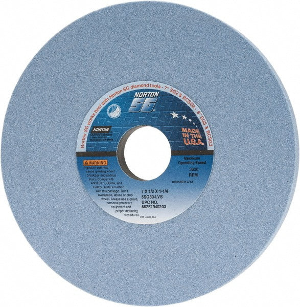 7 x 1/2" 80-Grit Ceramic Grinding & Cutoff Wheel - Norton 66252940203