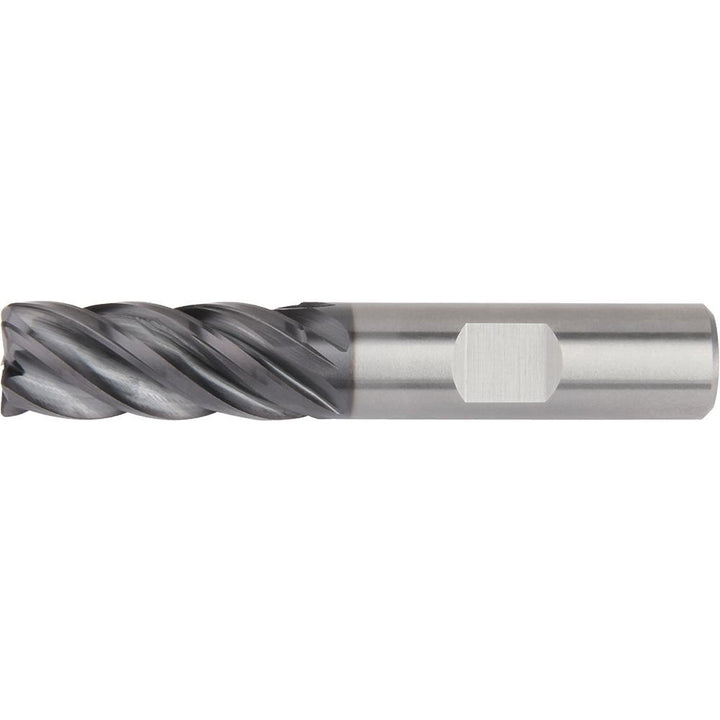1" 5-Flute Solid Carbide Corner Radius End Mill, WP15PE - Widia 5577167