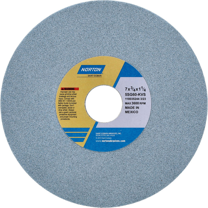 7 x 3/4" 60-Grit Ceramic Grinding & Cutoff Wheel - Norton 66252942308
