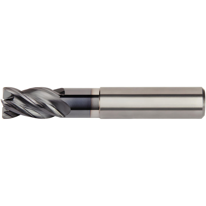 0.1378" 4-Flute Solid Carbide Corner Radius & Corner Chamfer End Mill, AlTiN - Kennametal 6767962