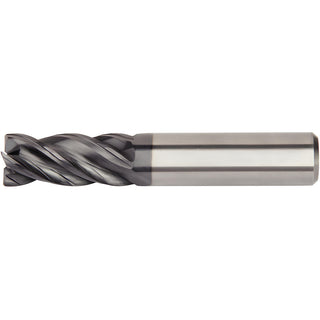 1/2" 4-Flute Solid Carbide Corner Radius End Mill, AlTiN - Kennametal 6676425