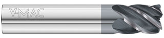 3/8" 5-Flute FULCOAT 21 Corner Radius End Mill - Fullerton 36501