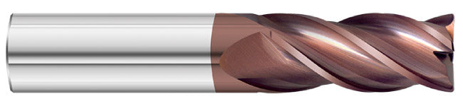 3/8" 4-Flute FULCOAT 20 Corner Radius End Mill - Fullerton 33519