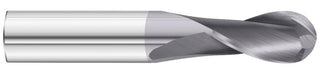 0.2362" 2-Flute TiAlN Ball End Mill - Fullerton 92306