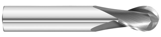 1/2" 2-Flute Ball End Mill - Fullerton 32200