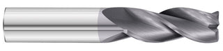 1/2" 3-Flute TiAlN Corner Radius End Mill - Fullerton 33470
