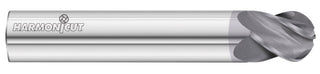 1/2" 4-Flute FULCOAT 18 Ball End Mill - Fullerton 34930