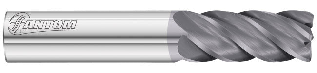 1/4" 5-Flute FULCOAT 18 Corner Radius End Mill - Fullerton 34106