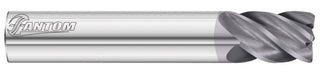 1/4" 5-Flute FULCOAT 18 Corner Radius End Mill - Fullerton 34160