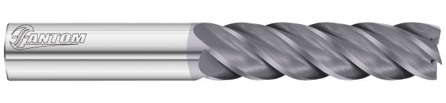 1/2" 5-Flute FULCOAT 18 Square End Mill - Fullerton 34733