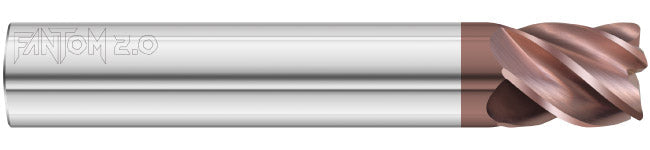 5/8" 5-Flute FULCOAT 20 Corner Radius End Mill - Fullerton 37656