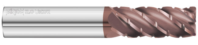 3/4" 5-Flute FULCOAT 20 Corner Radius End Mill - Fullerton 34886