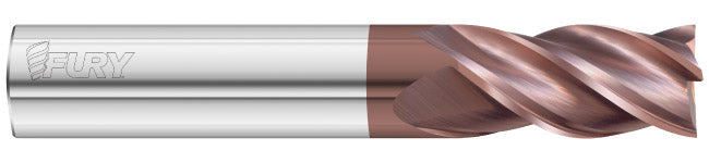 1/2" 4-Flute FULCOAT 20 Square End Mill - Fullerton 35190