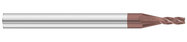 0.025" 4-Flute FULCOAT 20 Square End Mill - Fullerton 35948