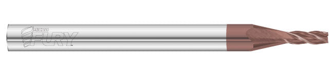 0.035" 4-Flute FULCOAT 20 Corner Radius End Mill - Fullerton 35985