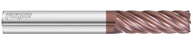 0.3937" 7-Flute FULCOAT 20 Corner Radius End Mill - Fullerton 36296