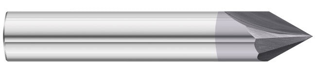 3/16" 2-Flute TiAlN Chamfer End Mill - Fullerton 36166