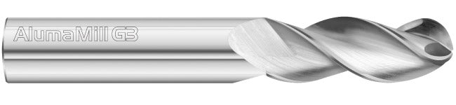 1/8" 3-Flute Ball End Mill - Fullerton 27158
