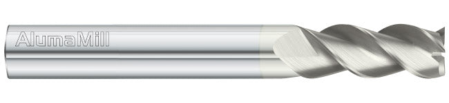 1" 3-Flute FULCOAT 19 Square End Mill - Fullerton 38215
