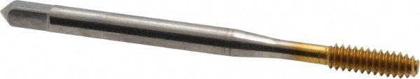 #6-32 UNC High-Speed Steel Tap, TiN - Balax 11283-01T