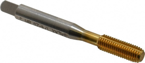 1/4-28 UNF High-Speed Steel Tap, TiN - Balax 12865-01T
