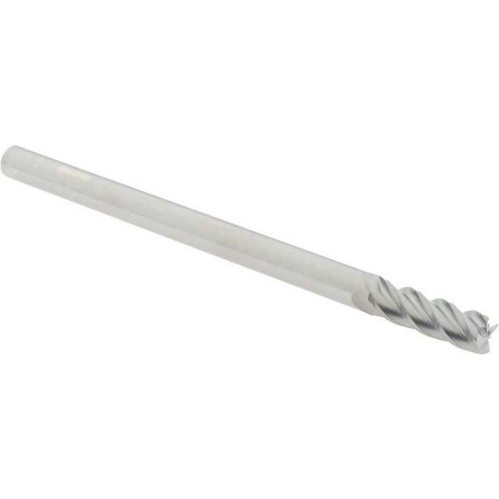 1/4" 4-Flute Solid Carbide Square End Mill - Accupro 12176938