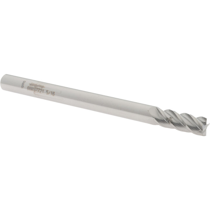 5/16" 4-Flute Solid Carbide Square End Mill - Accupro 12176939
