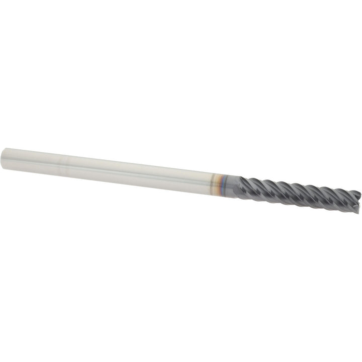 1/4" 5-Flute Solid Carbide Square End Mill, AlTiN - Accupro 95168313