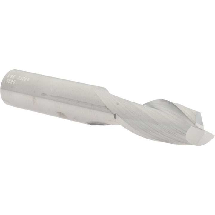 1/2" 2-Flute Solid Carbide Square End Mill - SGS 35289