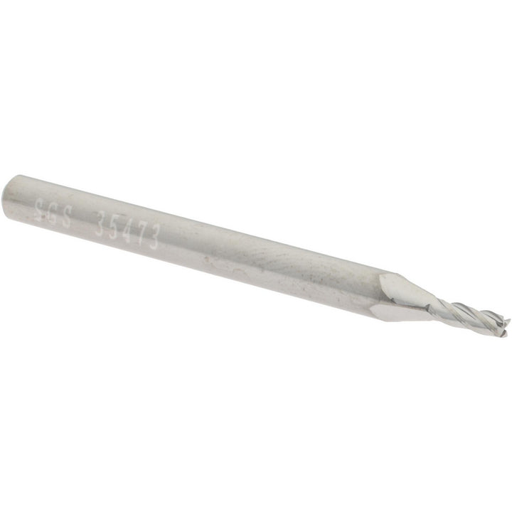 1/16" 4-Flute Solid Carbide Square End Mill - SGS 35473
