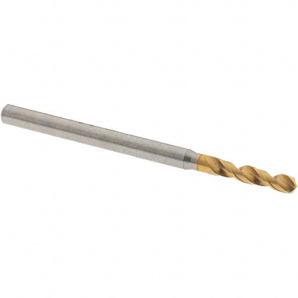 0.0984" High Speed Steel Screw Machine Drill Bit, Coated, 130° point - OSG 61525