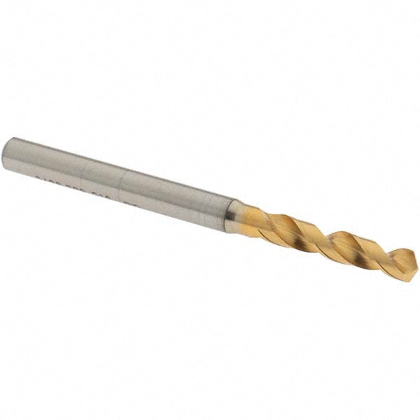 0.1378" High Speed Steel Screw Machine Drill Bit, Coated, 130° point - OSG 61535