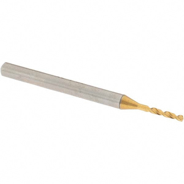 0.0484" High-Speed Steel Screw Machine Drill Bit, TiN, 140° point - OSG 8595123