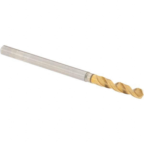 0.1091" High-Speed Steel Screw Machine Drill Bit, TiN, 130° point - OSG 8595277