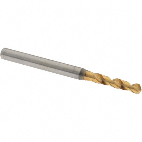 0.1244" High Speed Steel Screw Machine Drill Bit, Coated, 130° point - OSG 8595316