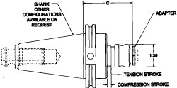 7/8 Tapping Chuck - Parlec S10-20TA5