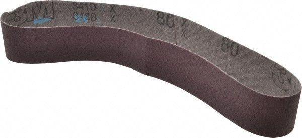 1-1/2 x 24" 80-Grit Aluminum Oxide Belt - 3M 7010511142