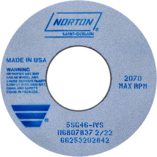 12 x 1-1/2" 46-Grit Ceramic Grinding & Cutoff Wheel - Norton 66253202842
