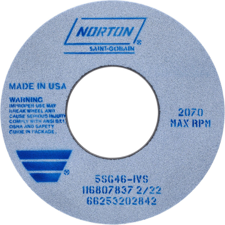 12 x 1-1/2" 46-Grit Ceramic Grinding & Cutoff Wheel - Norton 66253202842