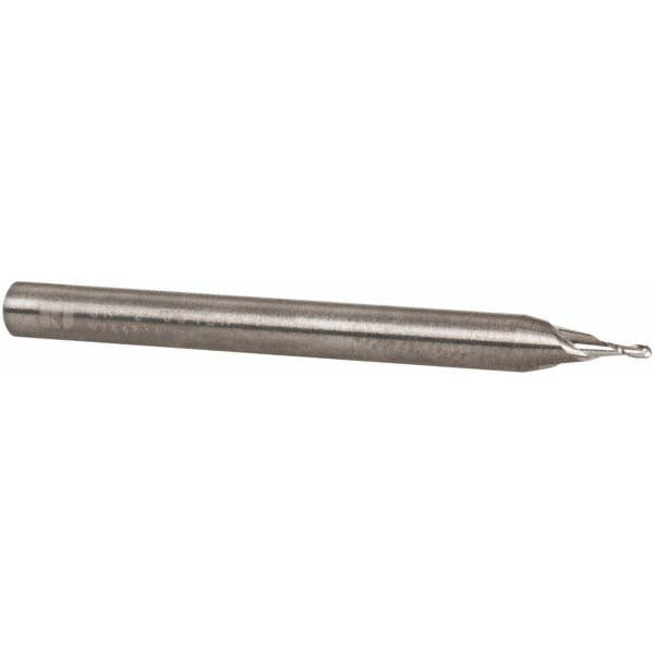 1/32in" 2-Flute Solid Carbide Ball End Mill - RobbJack SR-2-031-BN