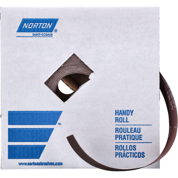 100-Grit Aluminum Oxide Rolls, Cords & Tape - Norton 66261126287