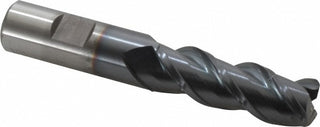 3/4" 3-Flute Powdered Metal Corner Radius End Mill, TiCN - Cleveland C40392