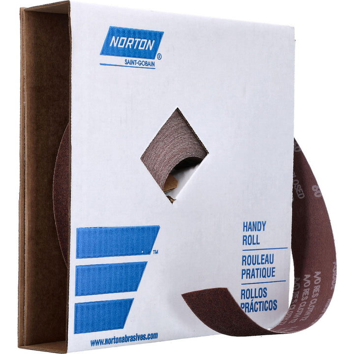 60-Grit Aluminum Oxide Rolls, Cords & Tape - Norton 66261127733