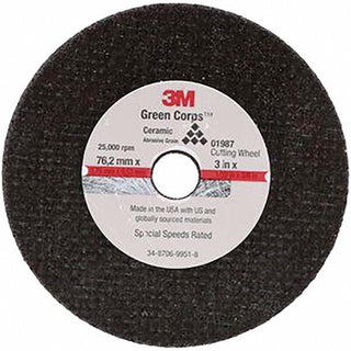 3 x 1/32" Aluminum Oxide Grinding & Cutoff Wheel - 3M 7100229882